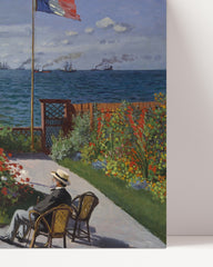 After Hover: Claude Monet - Garten in Sainte-Adresse (1867)
