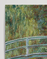 After Hover: Claude Monet - japanische Brücke über den Seerosenteich (1899)