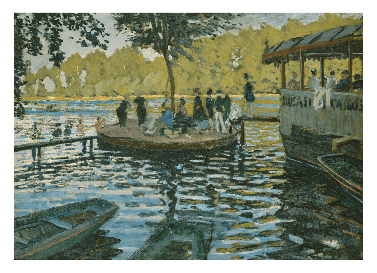 Claude Monet - Badende in La Grenouillère (1869)