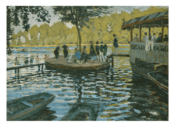 Claude Monet - Badende in La Grenouillère (1869)