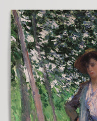 After Hover: Claude Monet - Die Spaziergängerin (Suzanne Hoschedé, später Theodore Earl Butler, 1868-1899) (1887)