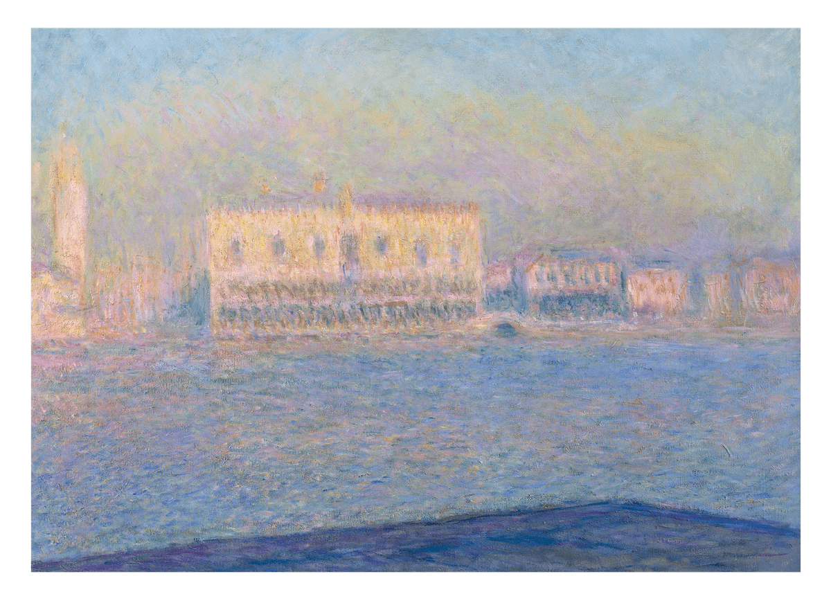 Claude Monet - Blick von Santa Maria Maggiore auf den Dogen-Palast (1908)