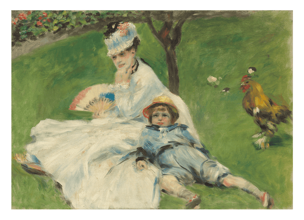 Claude Monet - Madame Monet mit ihrem Sohn (1874)