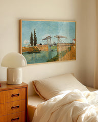 After Hover: Vincent van Gogh - Brücke von Langlois (1888)
