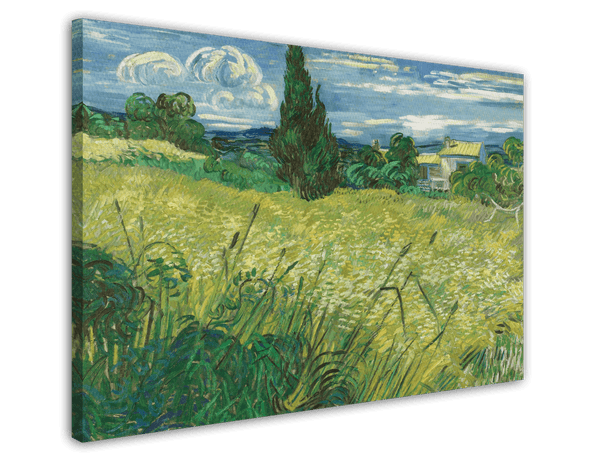 Vincent van Gogh - Grünes Weizenfeld mit Zypressen (1889)