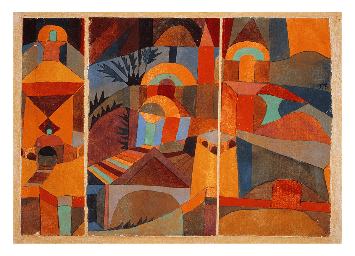 Paul Klee - Tempelgärten (1920)