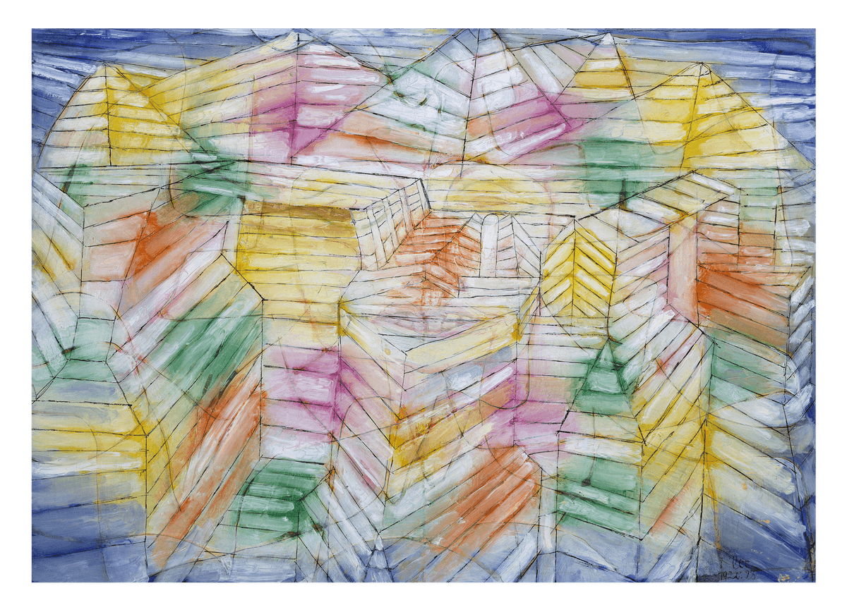 Paul Klee - Bühnen-Gebirgs-Konstruktion (1920)