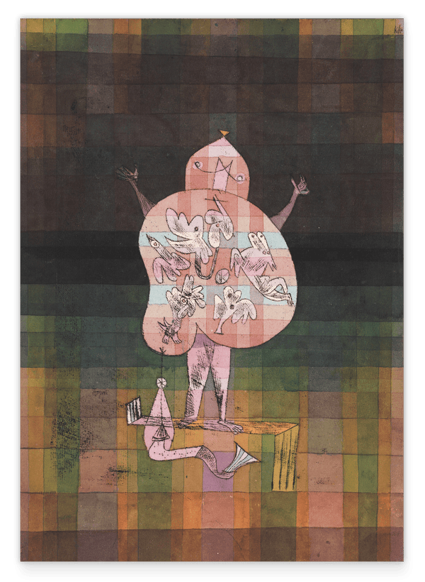 Paul Klee - Bauchredner und Schreier im Moor (1923)