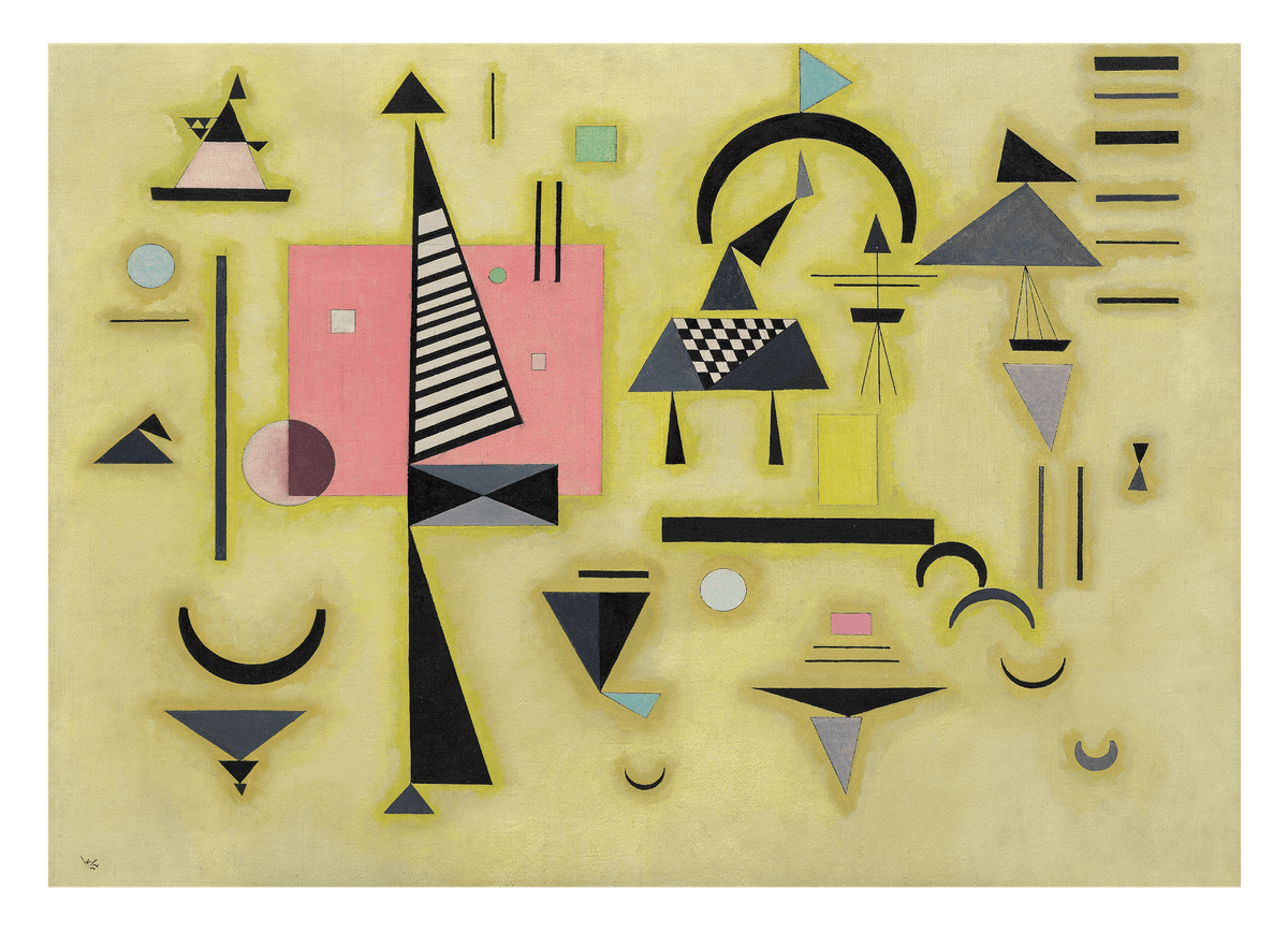 Wassily Kandinsky - Entscheidendes Rosa (1932)