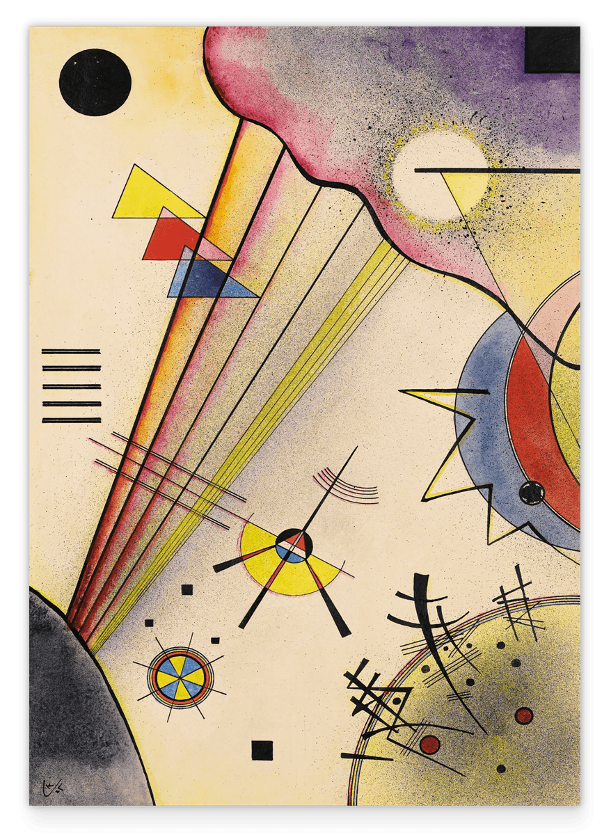 Wassily Kandinsky - Deutliche Verbindung (1925)