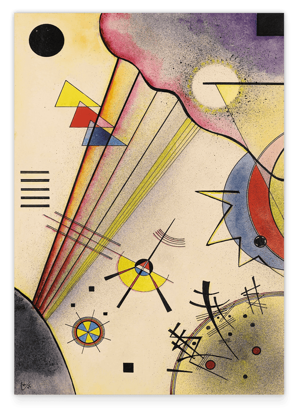 Wassily Kandinsky - Deutliche Verbindung (1925)