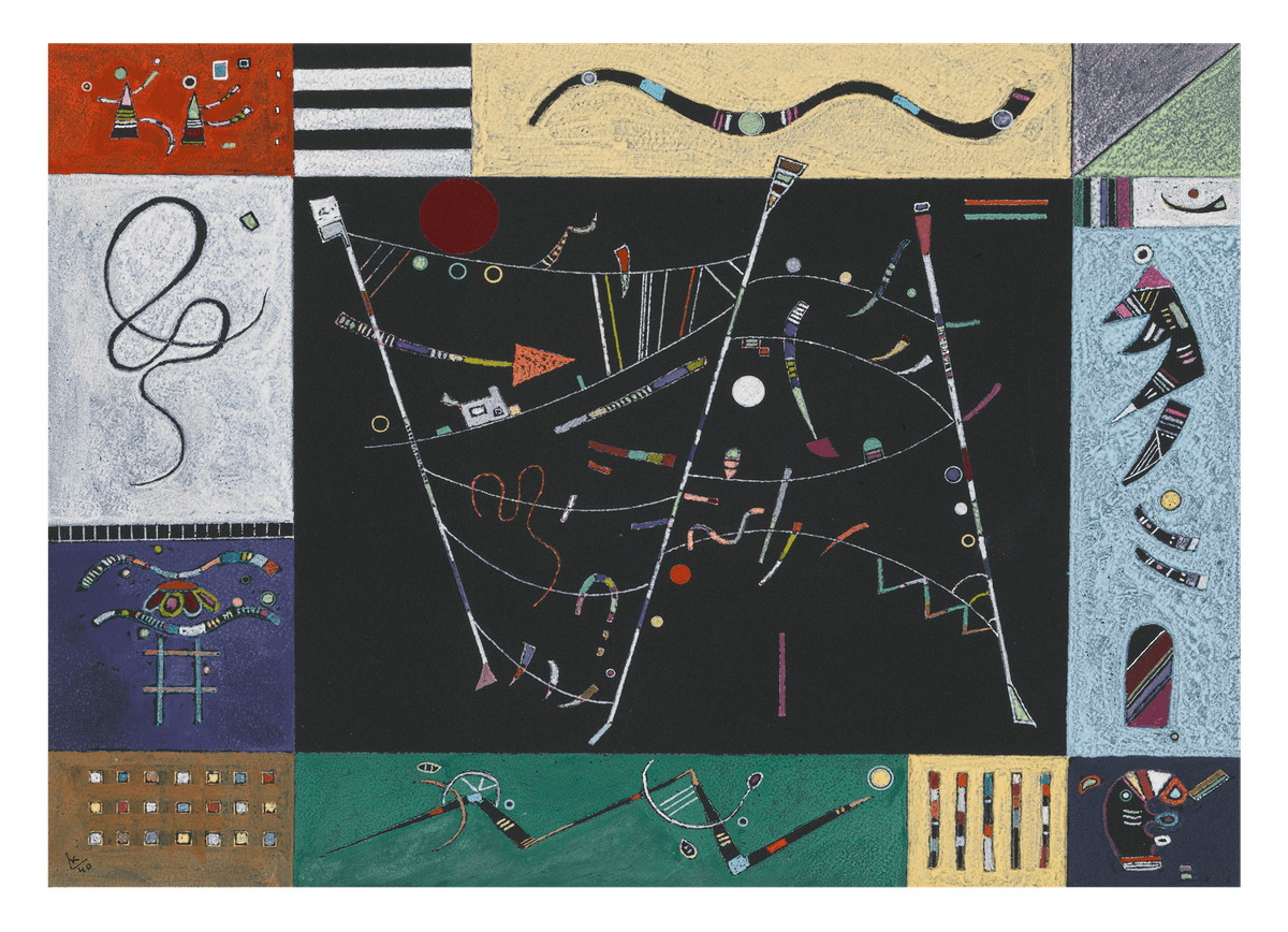 Wassily Kandinsky - Studie für das Ensemble (1940)