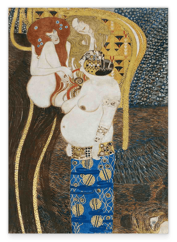 Gustav Klimt - Beethovenfries (rechter Teil) (1901)