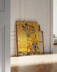 After Hover: Gustav Klimt - Die Umarmung (1909)