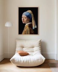 After Hover: Jan Vermeer - Mädchen mit dem Perlenohrring (1665)