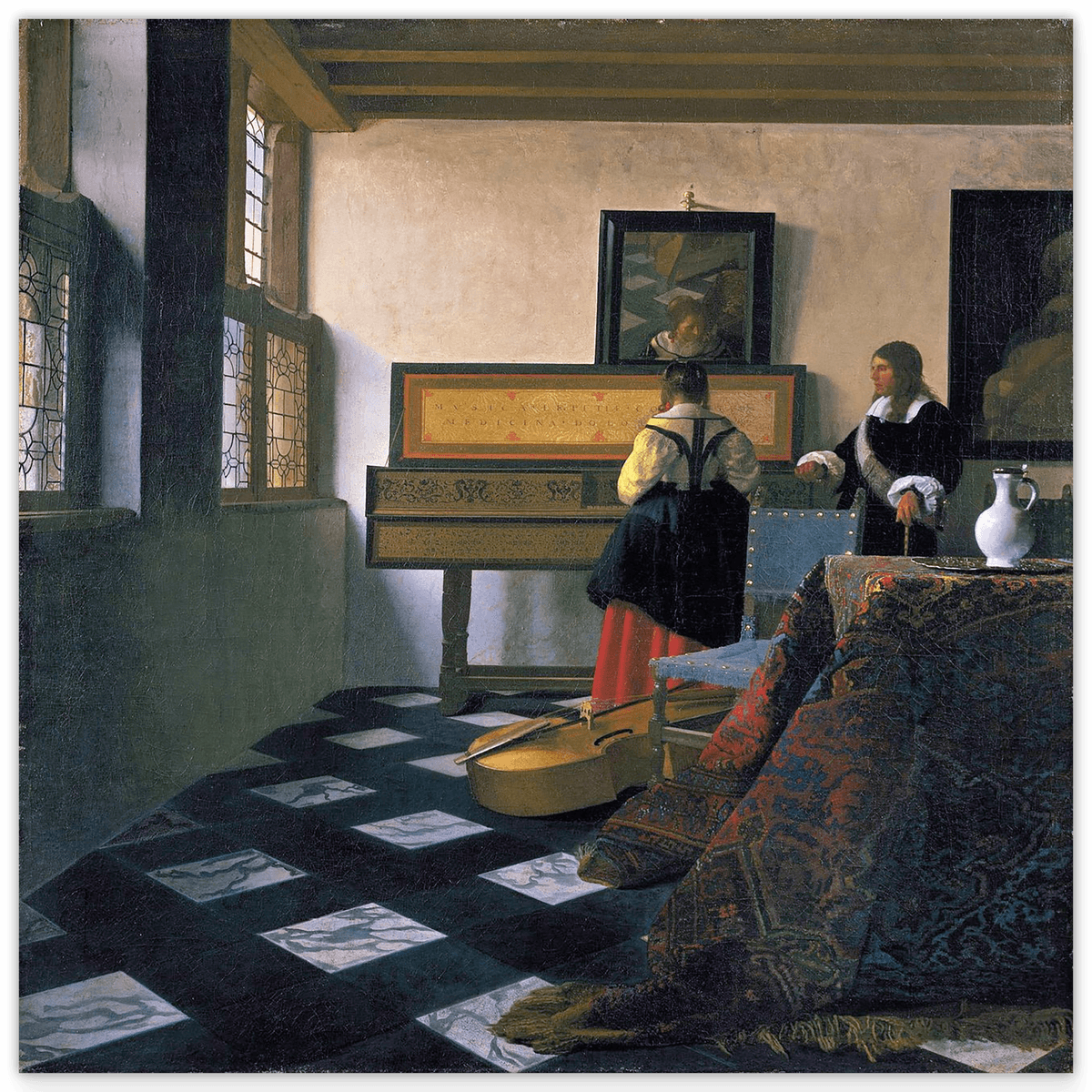 Jan Vermeer - Die Musikstunde (1662/1665)