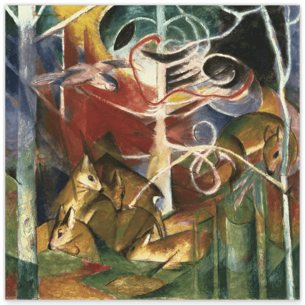 Franz Marc - Rehe im Wald I (1913)