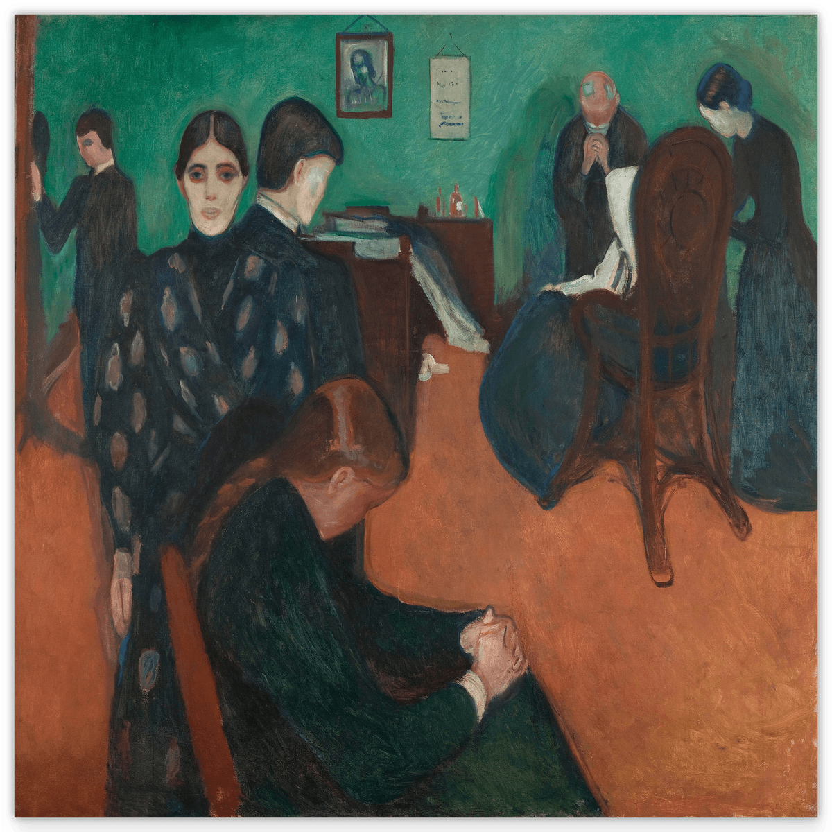 Edward Munch - Der Tod im Krankenzimmer (1893)
