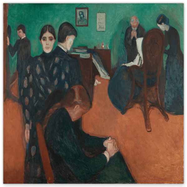 Edward Munch - Der Tod im Krankenzimmer (1893)