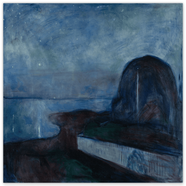 Edward Munch - Sternennacht (1893)