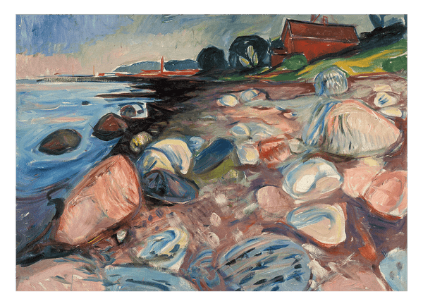 Edward Munch - Küste mit rotem Haus (1904)