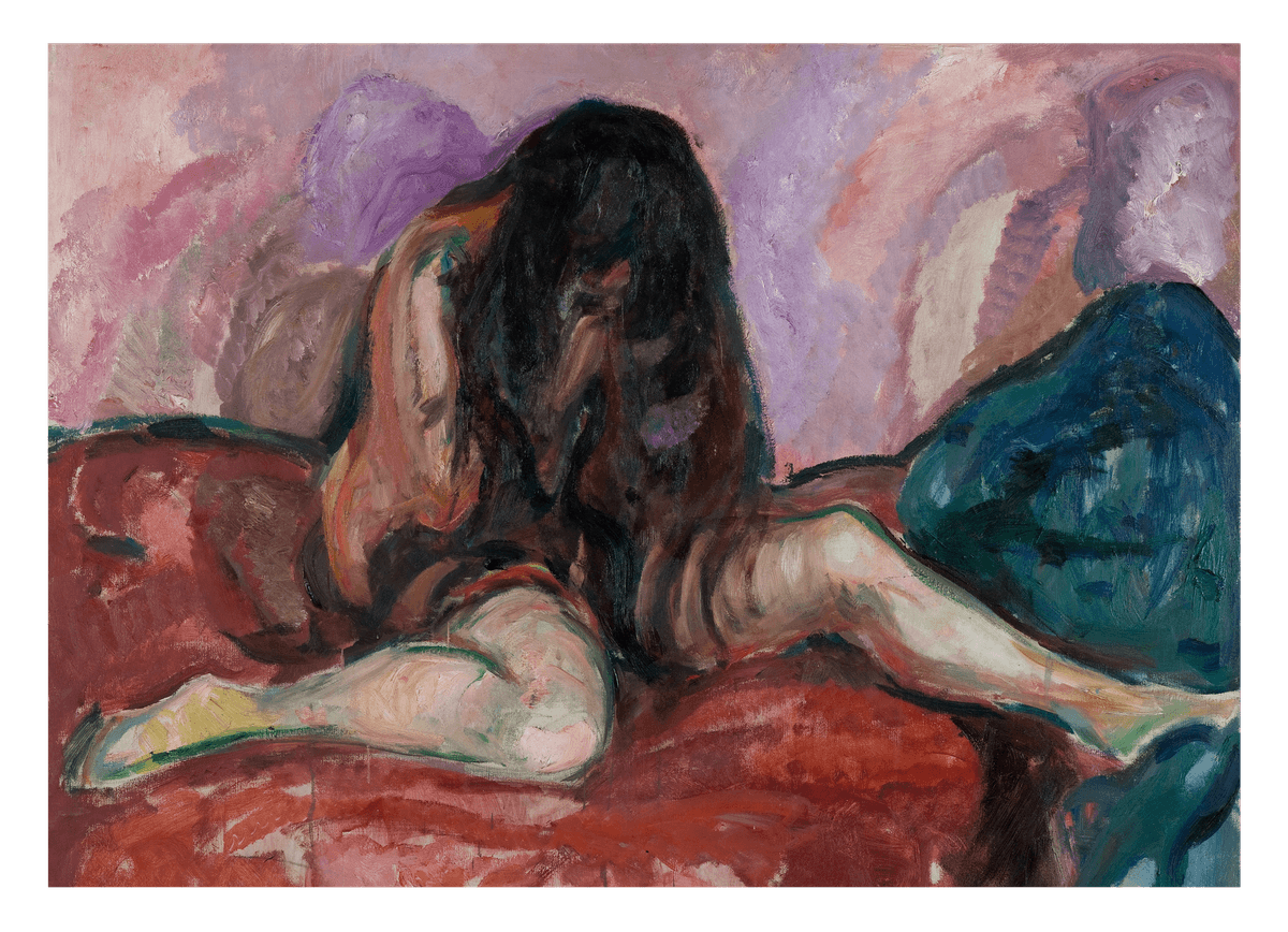 Edward Munch - Weinende Nackte (1913/14)
