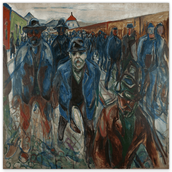 Edward Munch - Arbeiter auf dem Heimweg (1913/1914)