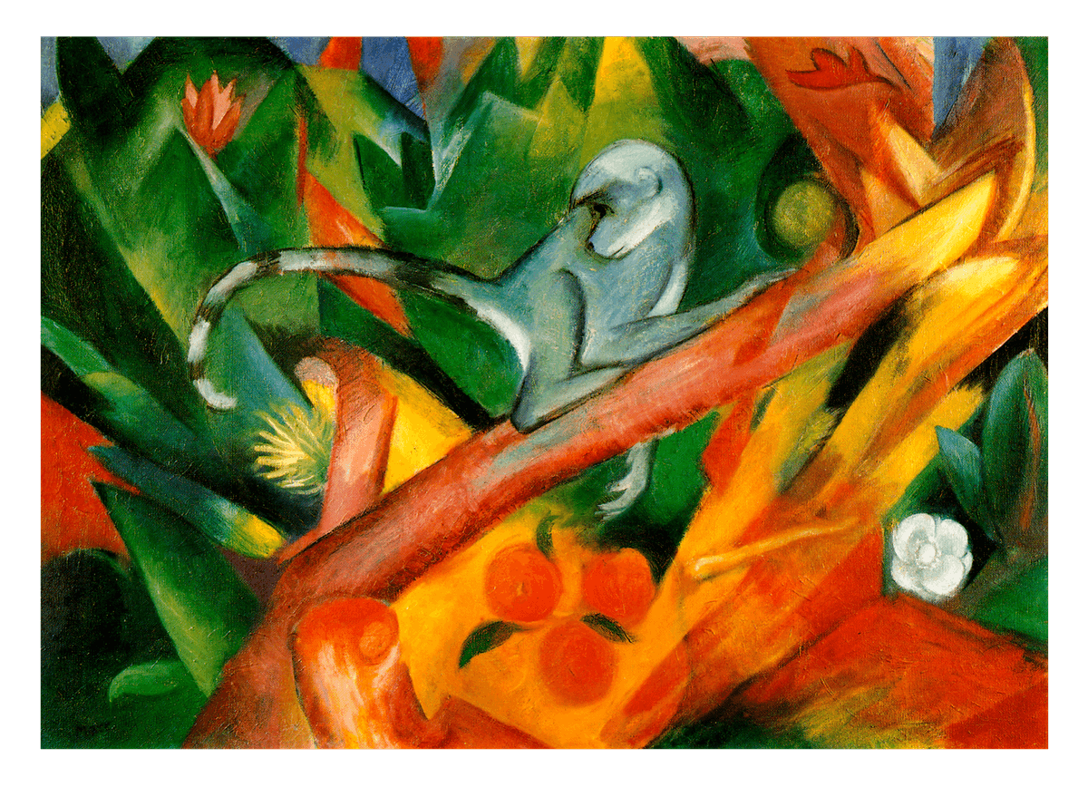 Franz Marc - Das Äffchen (1912)