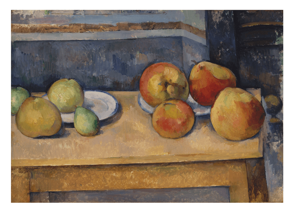 Paul Cézanne - Stillleben mit Äpfel und Birnen (ca. 1891-1892)