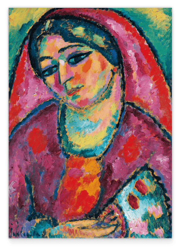 Alexej von Jawlensky - Rotes Kopftuch