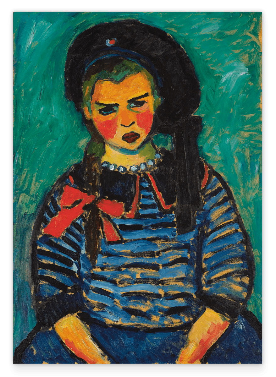 Alexej von Jawlensky - Mädchen mit roter Schleife