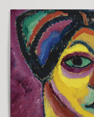 After Hover: Alexej von Jawlensky - Frau mit grünem Fächer