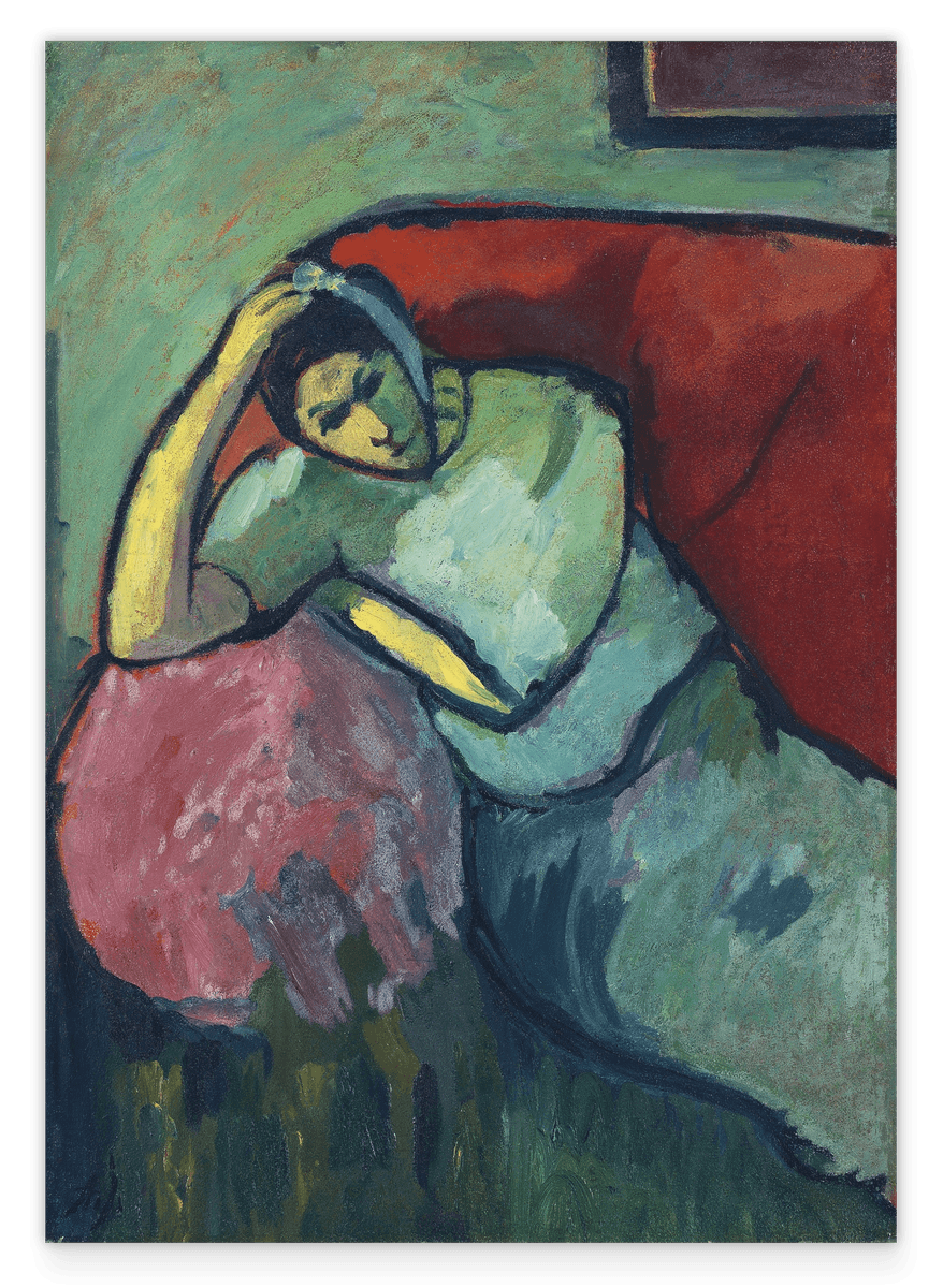 Alexej von Jawlensky - Sitzende Frau