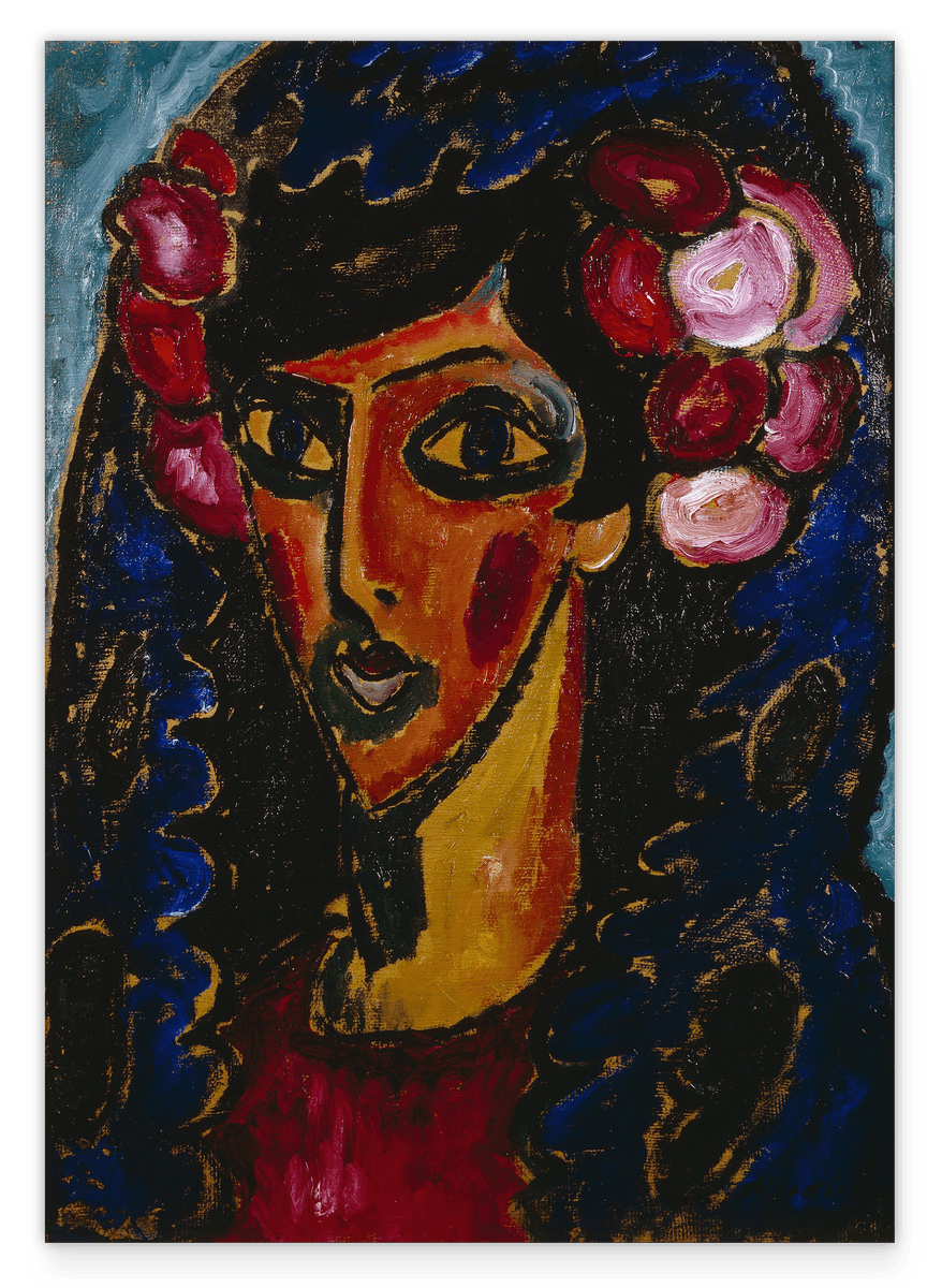 Alexej von Jawlensky - Die blaue Mantilla