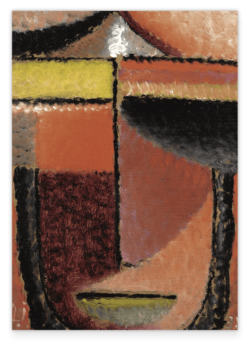 Alexej von Jawlensky - Abstrakter Kopf in Brauntönen