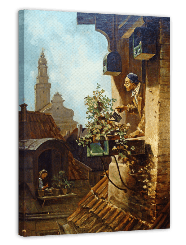 Carl Spitzweg - Im Dachstübchen