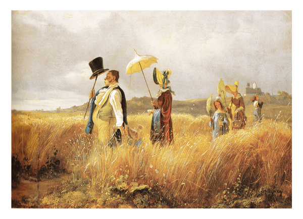 Carl Spitzweg - Sonntagsspaziergang