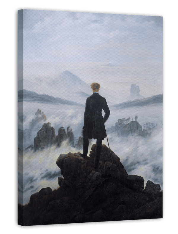 Caspar David Friedrich - Wanderer über dem Nebelmeer