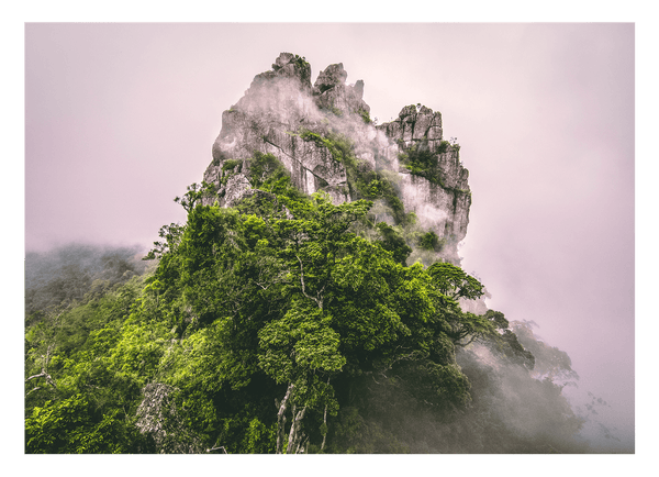 Asiatische Berglandschaft