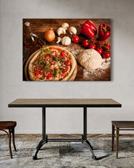 After Hover: Restaurante Kunstdruck - Italienische Pizza