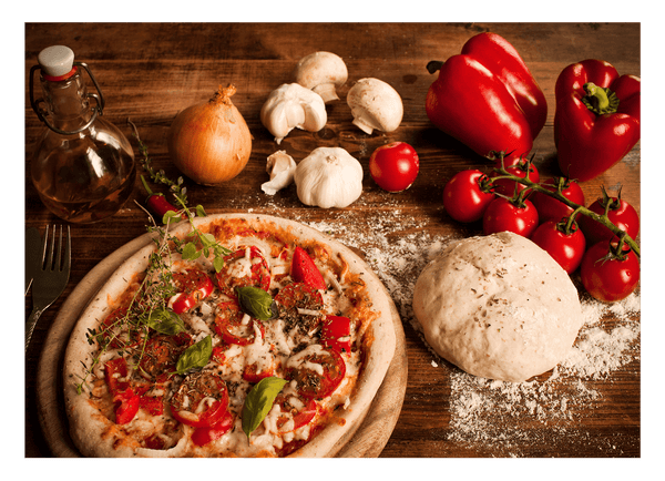 Restaurante Kunstdruck - Italienische Pizza