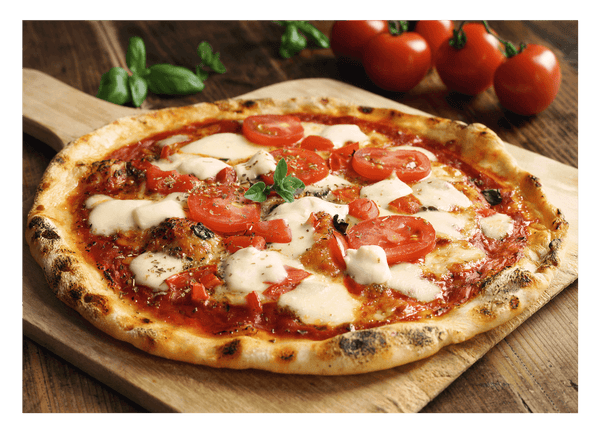 Italienisches Essen Fotografie - Pizza Tomate Mozzarella