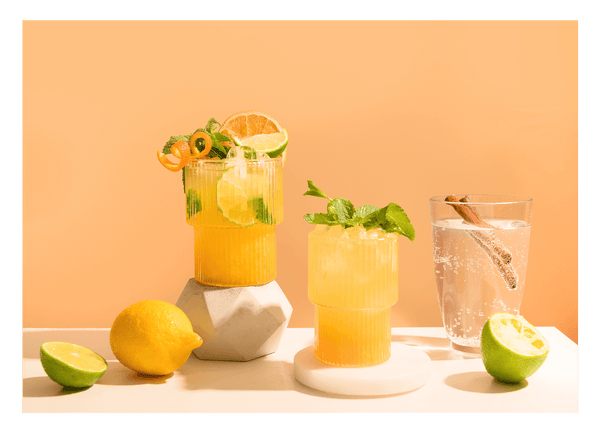Erfrischende Limonaden mit Zitrone