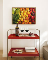 After Hover: Buntes Obst und Gemüse - Essen Fotografie
