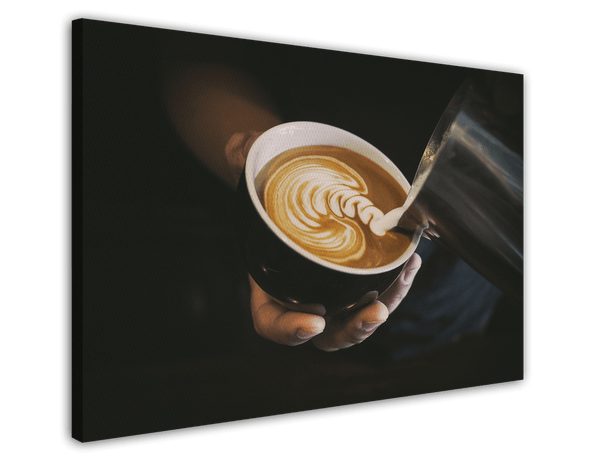 Frischer Milchkaffee