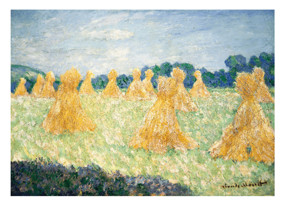 Claude Monet - Die jungen Damen von Giverny (Sonneneffekt)