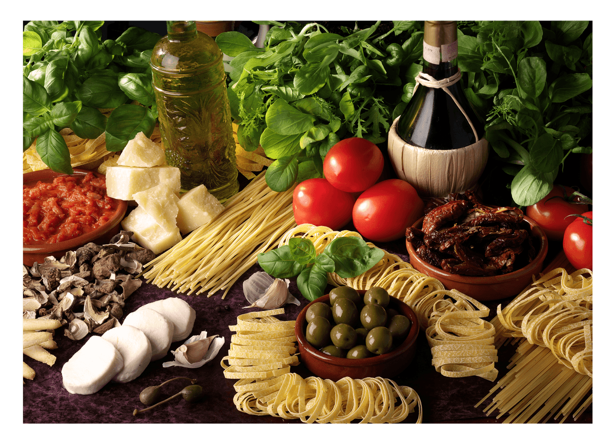 Italienische Zutaten