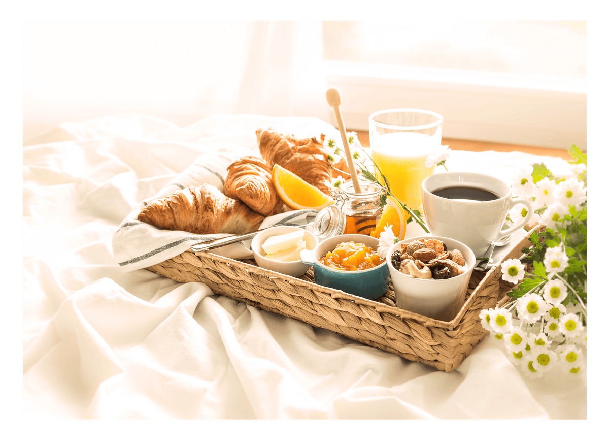 Frühstück am Bett