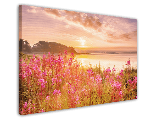 Blumen am See