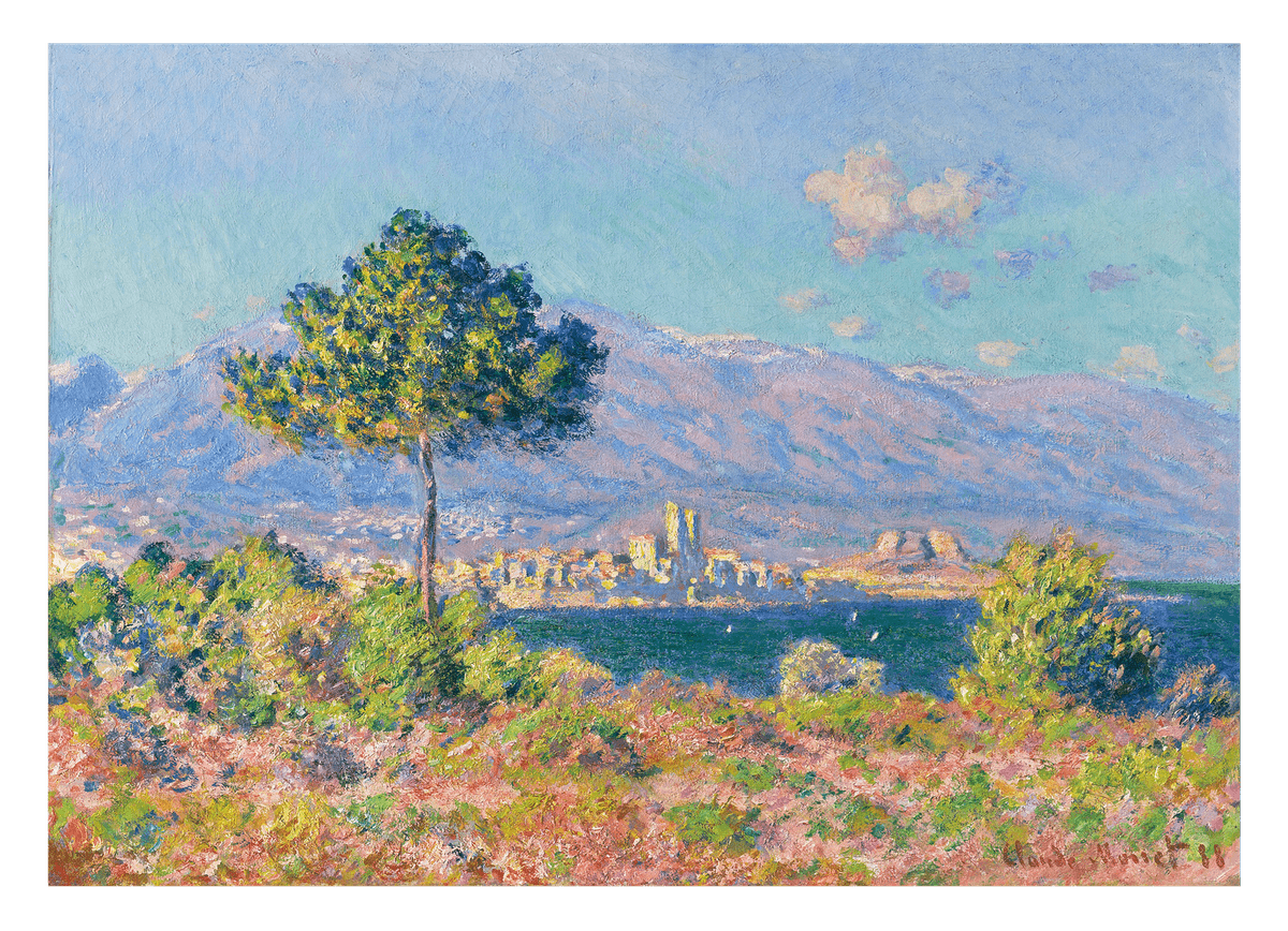 Claude Monet - Antibes, vue du plateau Notre Dame
